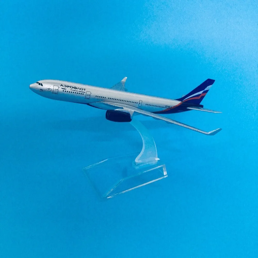 JASON TUTU 16cm Plane Airplane Model Aeroflot Airbus A380 Aircraft Model Diecast Metal Model Airplanes 1:400 Plane Toy Gift