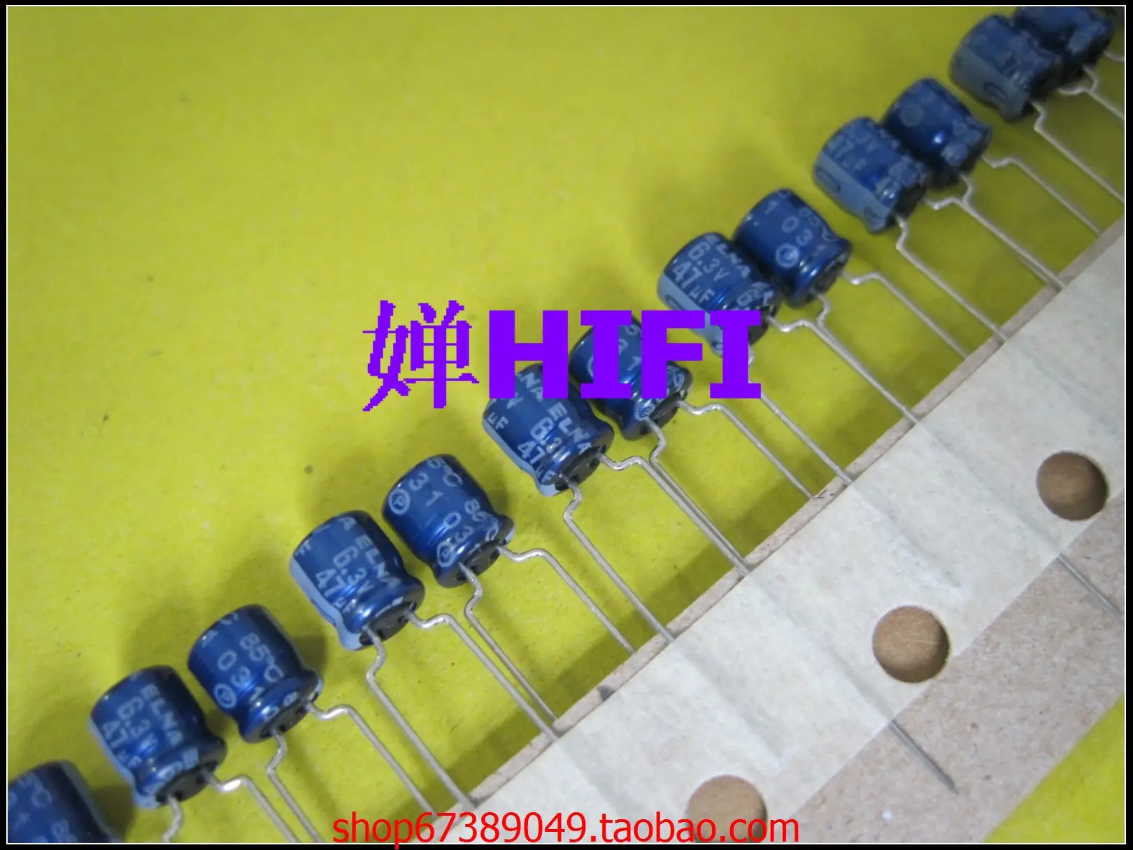 

2020 hot sale 20PCS/50PCS ELNA original blue robe audio electrolytic capacitor 6.3v47uf 5x5 free shipping