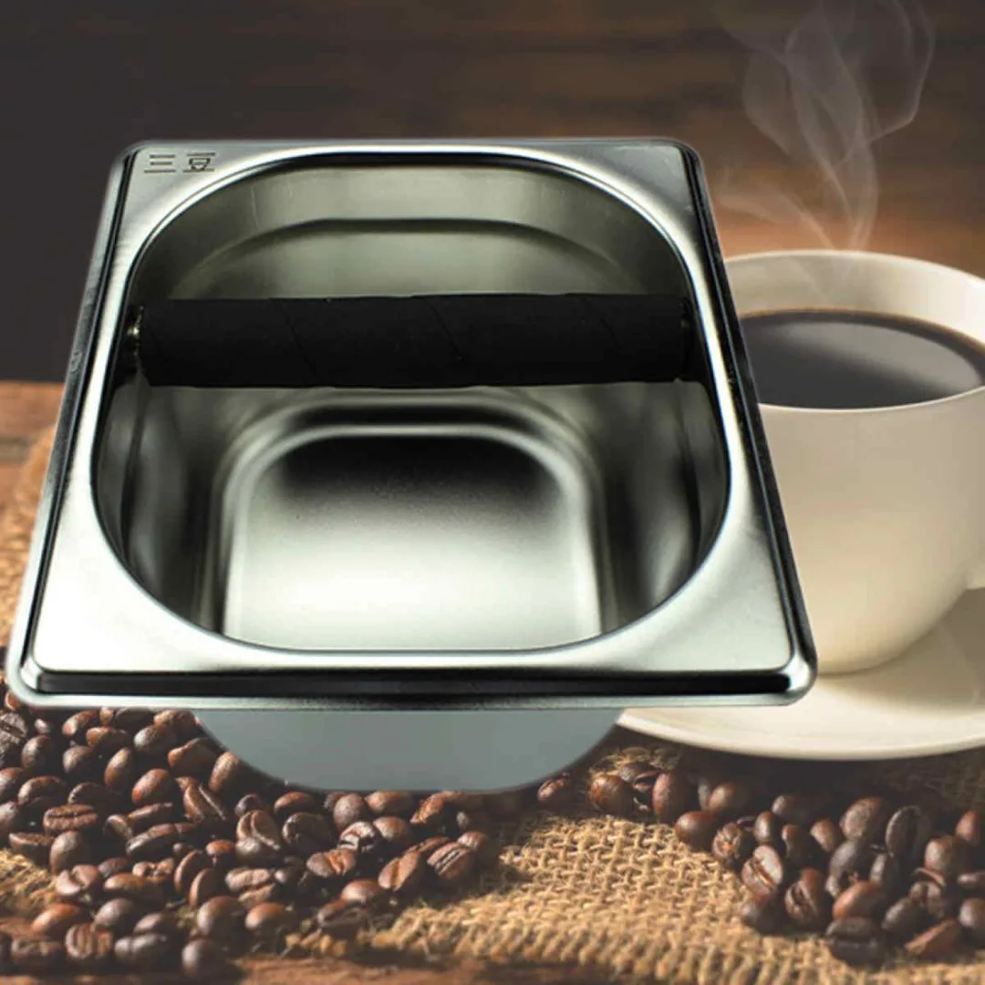 JX-LCLYL Stainless Steel Tool Accessory Coffee Knock Box for Espress Coffee Maker Machine