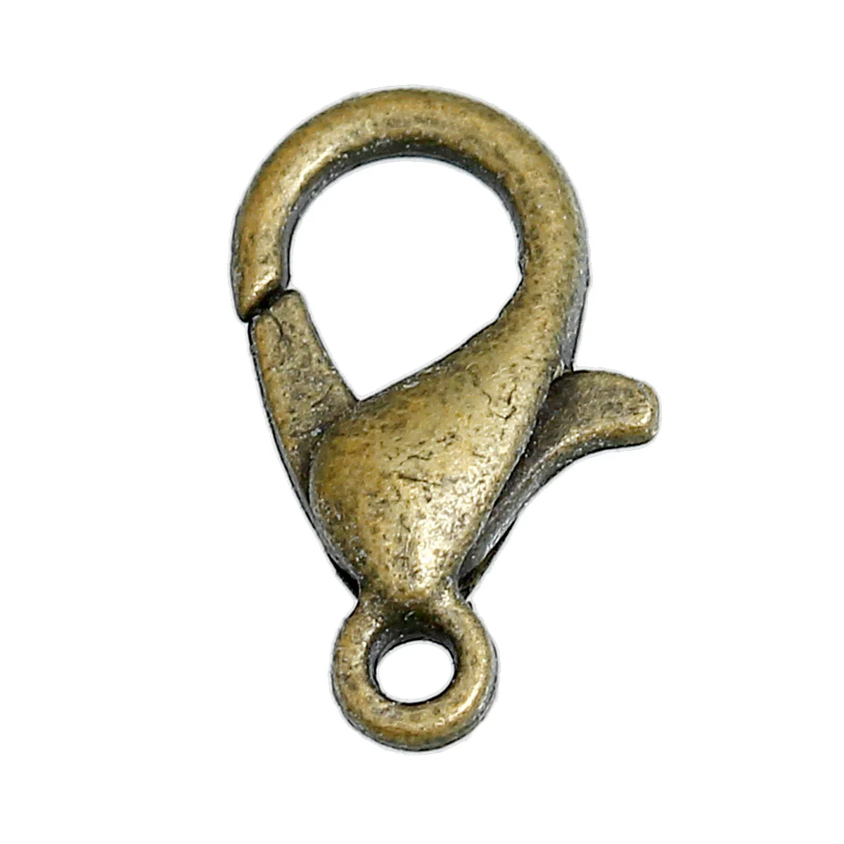 DoreenBeads 100 sztuk antyczny brąz Lobster Parrot klamrami 12*6mm (B01142), yiwu