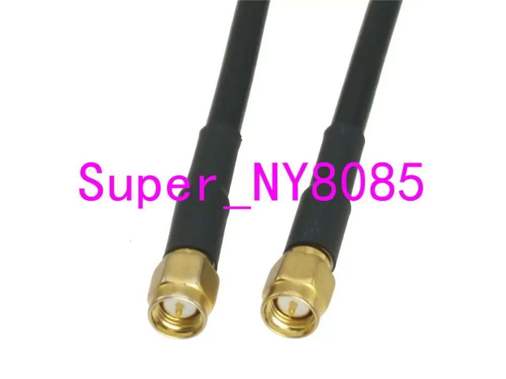 RG58 Cable SMA Male Plug to SMA Male Plug Straight 6inch~20M