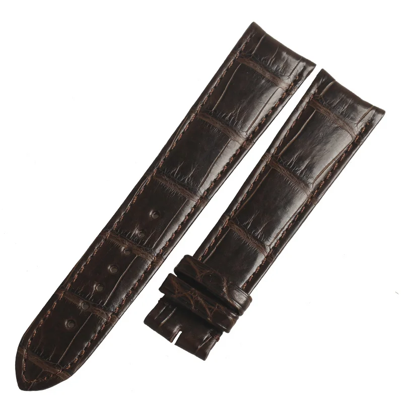 WENTULA watchbands for ROTONDE DE CARTIERW1556220 W6800251  alligator skin /crocodile grain watch band