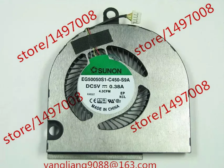 

SUNON EG50050S1-C450-S9A DC 5V 0.38A 4-Wire Server Cooling Fan