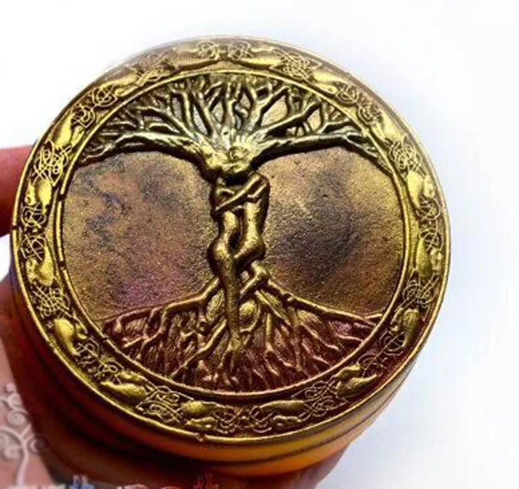 S3283-Silicone Candle Mold for Lovers, CZ, Tree of Life, Handmade, DIY, Romantic, Wedding