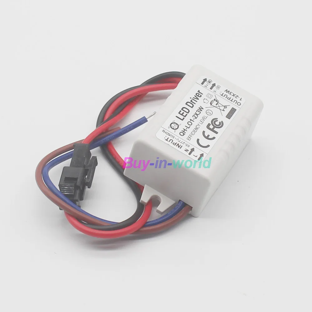 1pcs AC 85-265V 1-2x3W 600mA 3W High Power led bead LED Driver Convertor Transformer