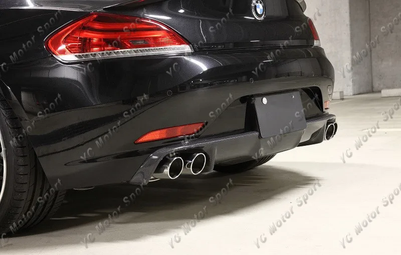 Auto Zubehör Carbon Faser 3D Stil Hinten Diffusor Fit Für 2009-2013 Z4 E89 Hinten Diffusor Lip Auto-styling