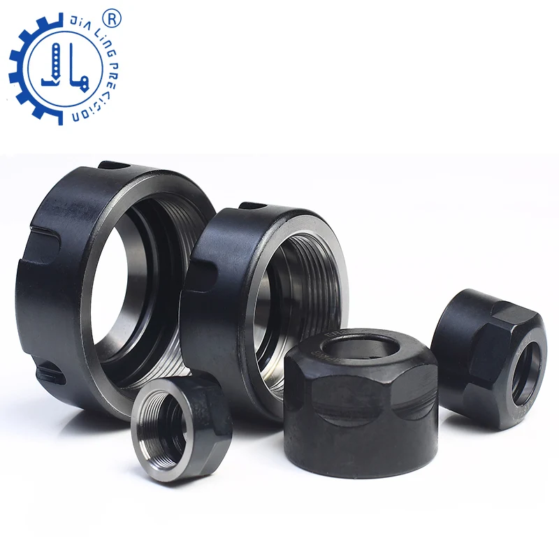 JIALING ER11 ER16 ER20 ER25 ER32 ER Collet Nut For Clamping Cnc Milling Turning Collet Chucks