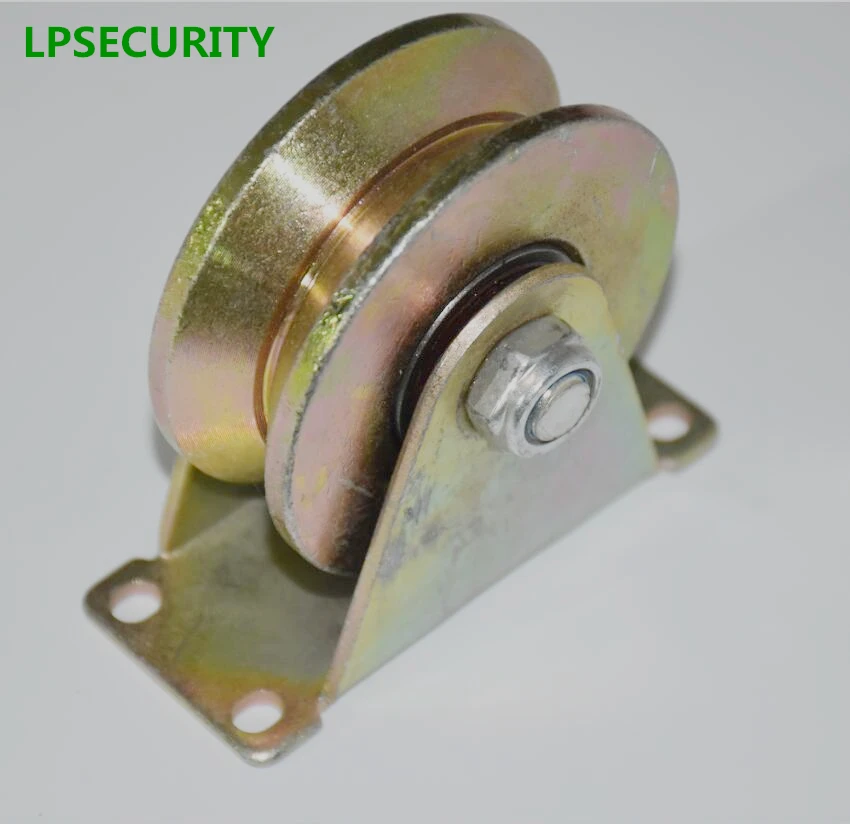 GATE OPENER 3 inch Steel V Type wheel track rail pulley bearing sliding door gate Roller loading weight 500kg