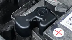 car positive and negative battery electrode waterproof dustproof protective cover sticker knob ring for vw Teramont