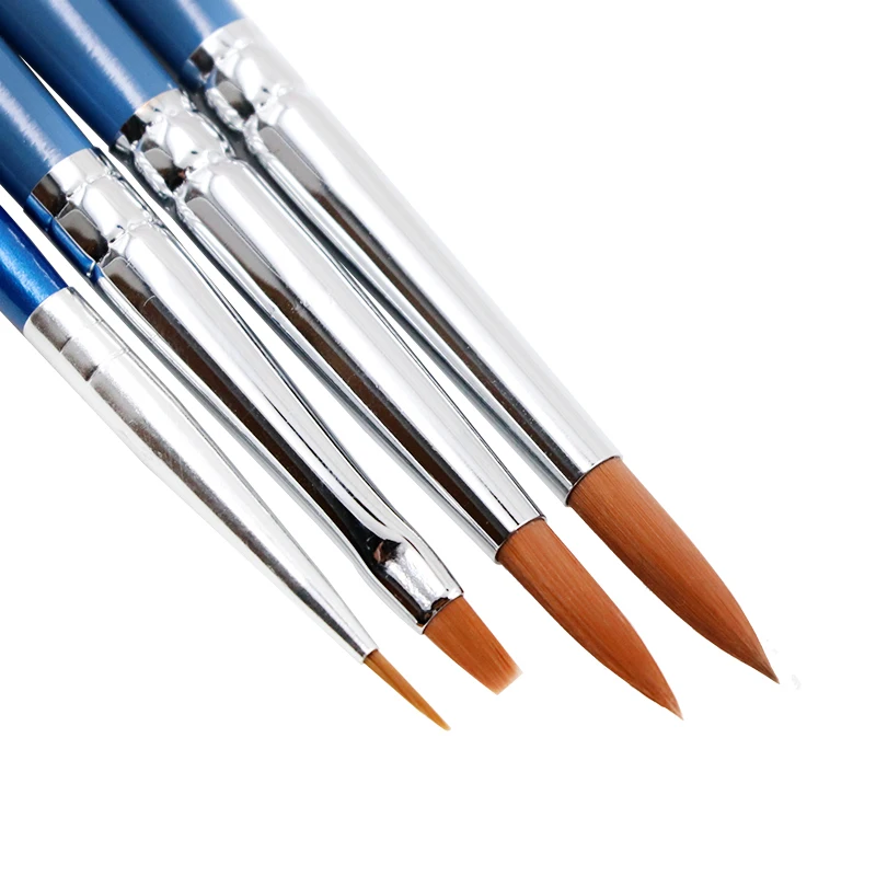 Pincel de porcelana Dental, pluma de cerámica, equipo de laboratorio Dental, herramientas de dentista, 4 piezas