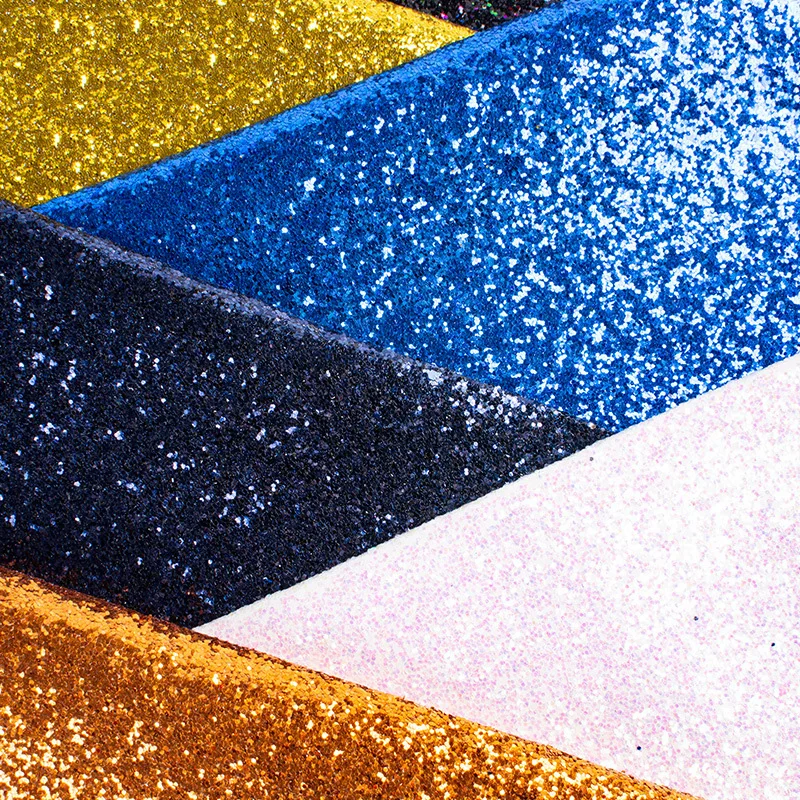 25cm*34cm Sequin Glitter PU faux leather fabric DIY Handmade Sew Clothes Accessories Supplies