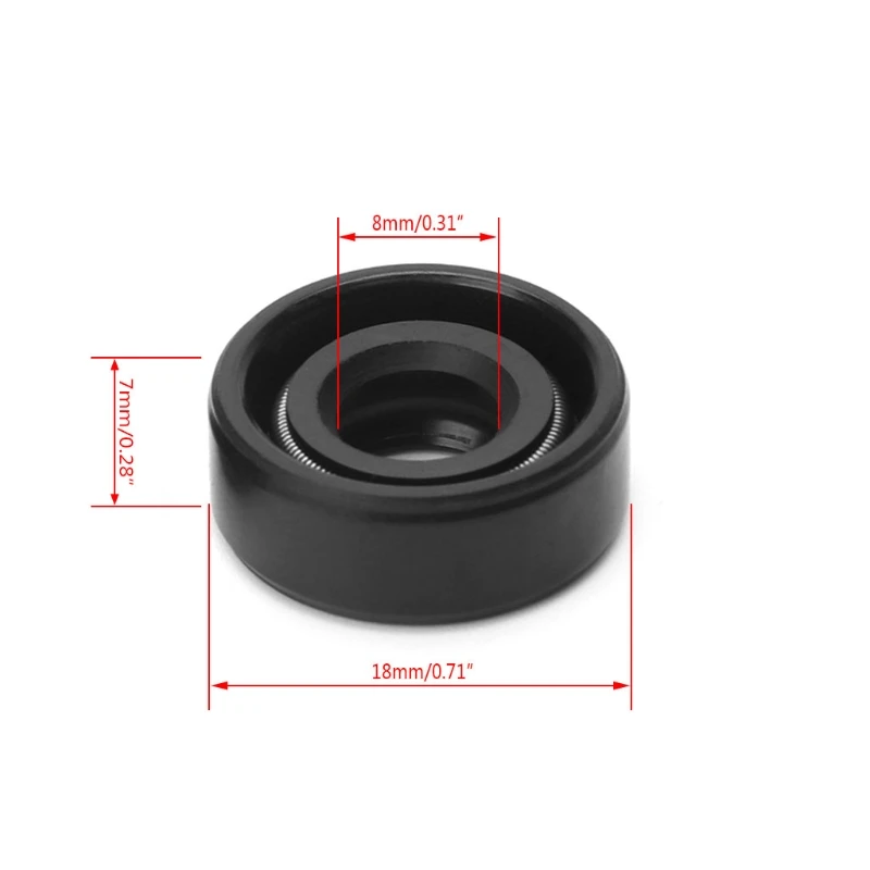 

8x18x7mm Wearable Breadmaker Sorbet Machine Blender Repair Parts Oil Seal Ring Mar28