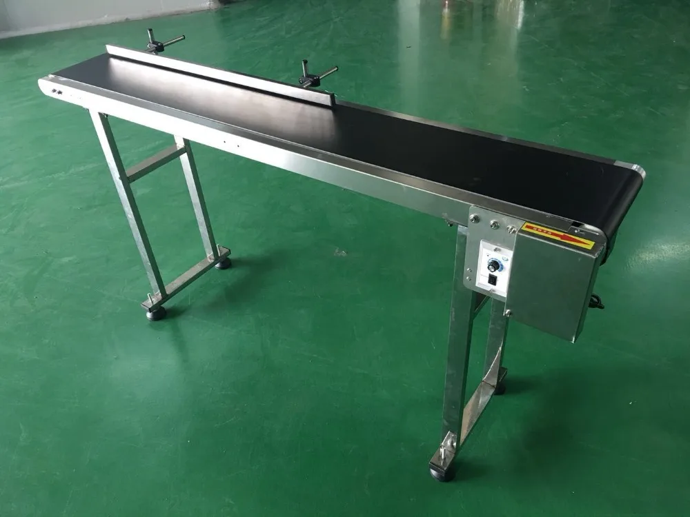 Inkjet coding printer Stainless Steel/ Aluminum Bottle Conveyor Belt/Box/Bag/Sticker, 200 mm Width, 5-30 m/min Adjustable