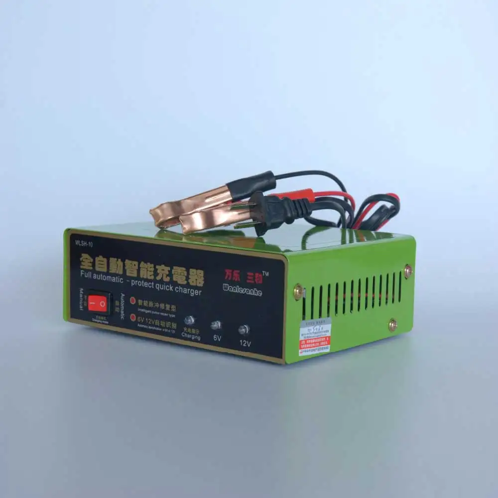 Motorcycle Car Battery Charger Intelligent Pulse Repair Battery Charger 6V/12V 80AH  Motorcycle charger Car Charger