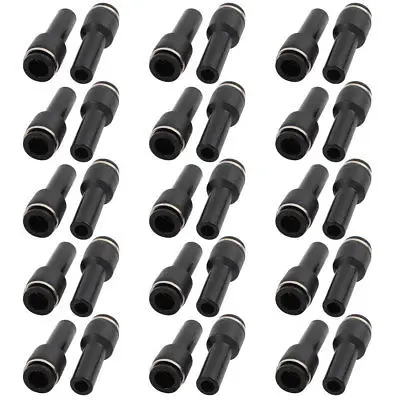 

30Pcs Plastic A109 Pneumatic Air Quick Fittings Connector 10mm Tube Hose