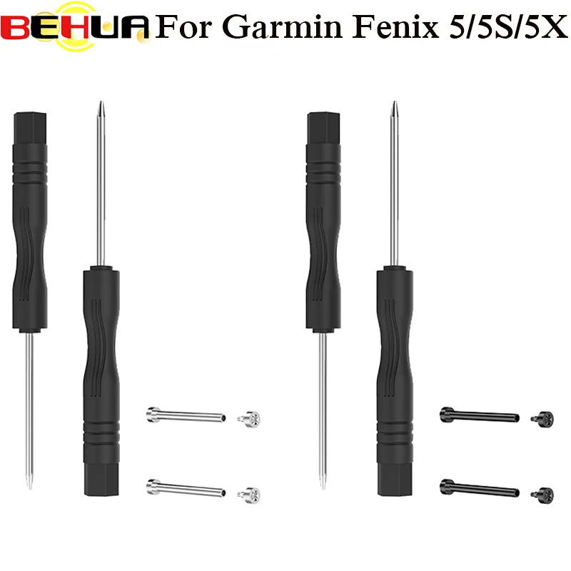 Smart Accessories 1 Paar Edelstahl-Uhrenarmband-Federstangen Uhrenstifte für Garmin Fenix 5X 5X plus Fenix 3 3 HR Connector – Detail 3