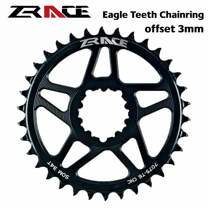 NEW ZRACE 10s/11s/12S Bicycle Chain Wheel,Direct Mount Crank Road Bike Chainring MTB Chainwheel AL 7075AL Offset 3mm SRAM-3