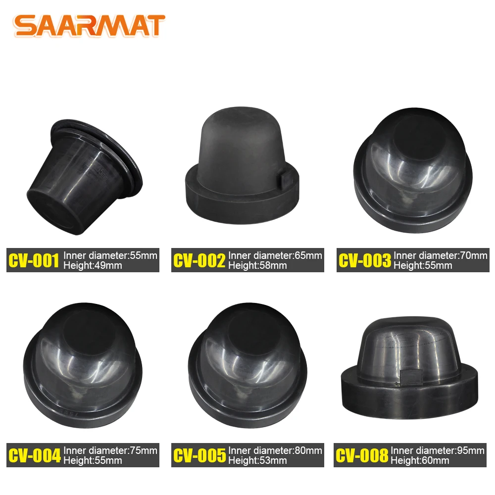 1 Piece Car HID LED Headlight Dust Cover Sealing Cap Rubber Waterproof Dustproof Headlamp Cover 55 65 70 75 80 85 90 95 100mm