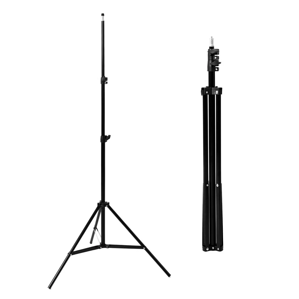 Hot Sell 2M Light Stand Tripod with 1/4 Screw Head for Photo Studio Softbox Video Flash Umbrella Reflector Lighting