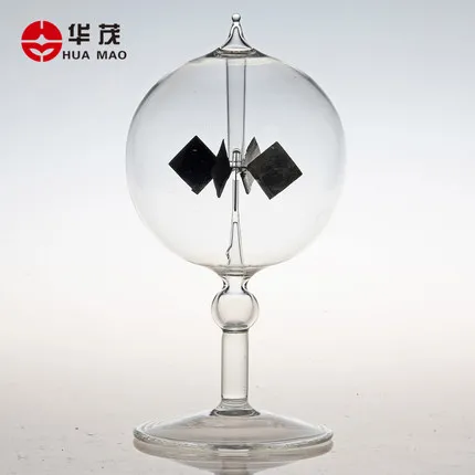 15*8*8cm Crookes radiometer Photovoltaic windmill bolometer physical exploration instrument  free shopping