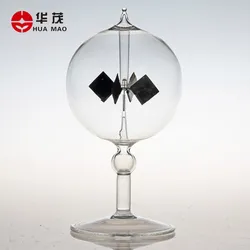 15*8*8cm Crookes radiometer Photovoltaic windmill bolometer physical exploration instrument  free shopping