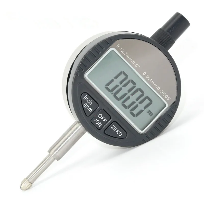 Imagem -02 - Faixa de Indicador de Discagem Digital 012.7 mm 025.4 mm Precisão 0.01 mm 0.001 mm Micrômetro Eletrônico Micrômetro Calibre Testador de Pinça