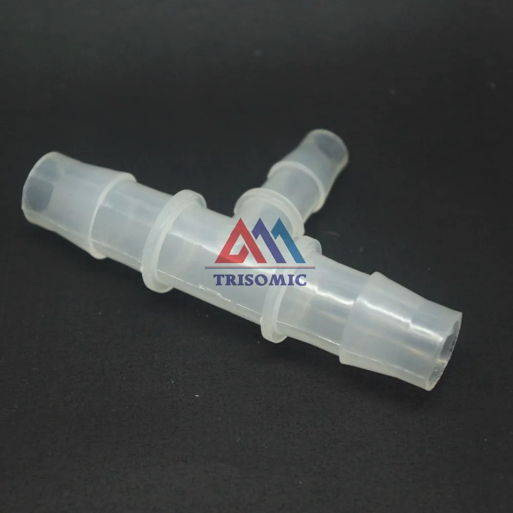 

12 pieces 14mm*10mm*14mm T type Reducing Connector Tube Joiner Material PP Plastic Fitting Fish Tank Airline Aquarium