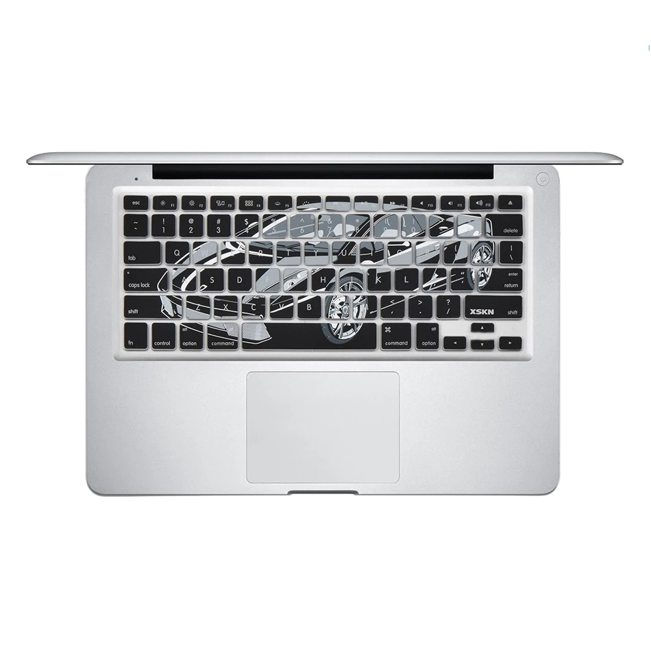 

Прохладный Дизайн спортивного автомобиля, цветная силиконовая Защита клавиатуры для Macbook Pro Air 13, для pro 13, 15, 17 дюймов, беспроводная