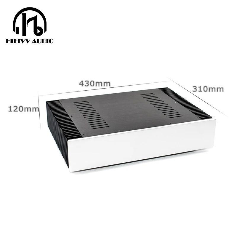 Pure aluminum Chassis Shell rear class power amplifier Deluxe case Chassis 430mm*310mm*120mm 330*297*112mm