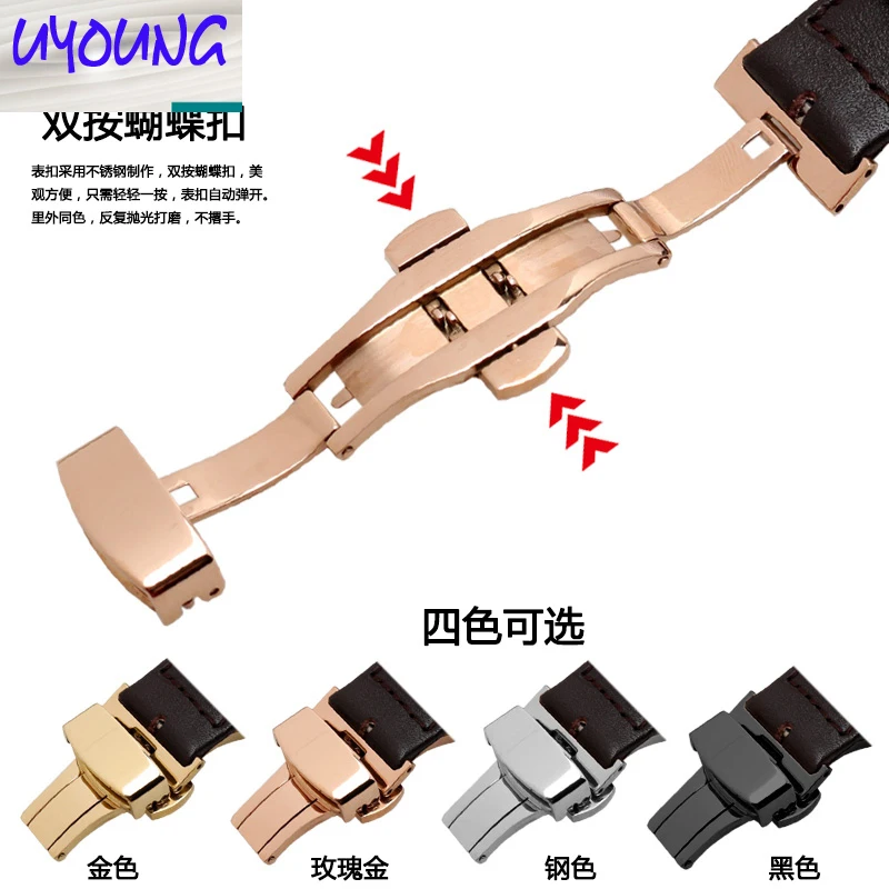 High Quality 17mm 19mm Waterproof Genuine Leather Watch Strap Band For Swatch Croco Pattern Black Brown White Red Watchband