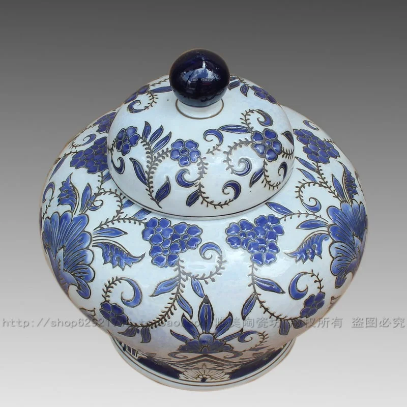 Europe type restoring ancient ways is royal porcelain vase jar furnishing articles export porcelain foreign trade