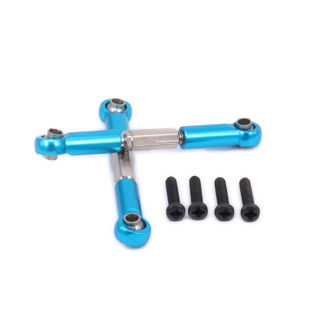 2 قطعة 54-62 مللي متر الخلفي ذراع نظام التعليق التعادل رود و ذراع توجيه مضاعفات رابط ل Rc هواية نموذج سيارة 1/14 Lc سباق سلسلة كاملة