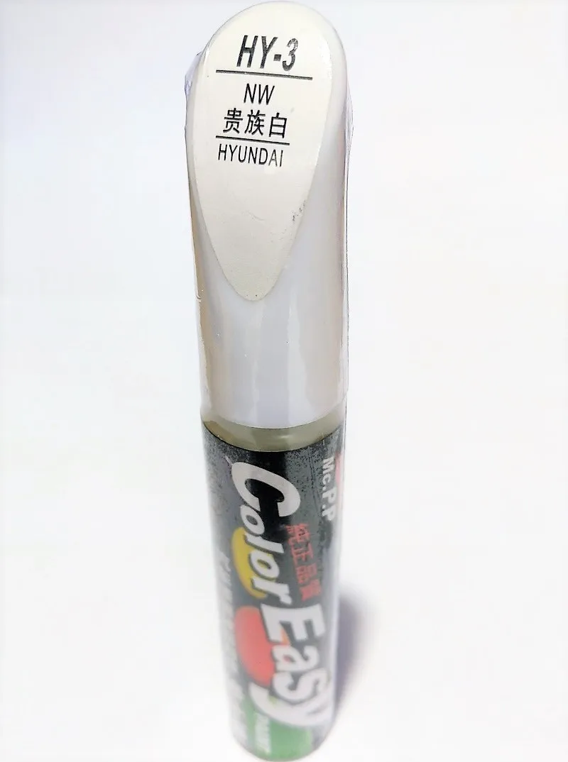 Car scratch repair pen, auto paint pen white for Hyundai IX35 IX25 Elantra Accent I30 Tucson Sonata Santafe,car painting pen