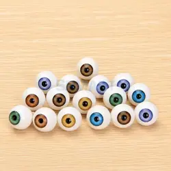 8 Pcs Round Acrylic Doll Eyes Eyeballs 16mm