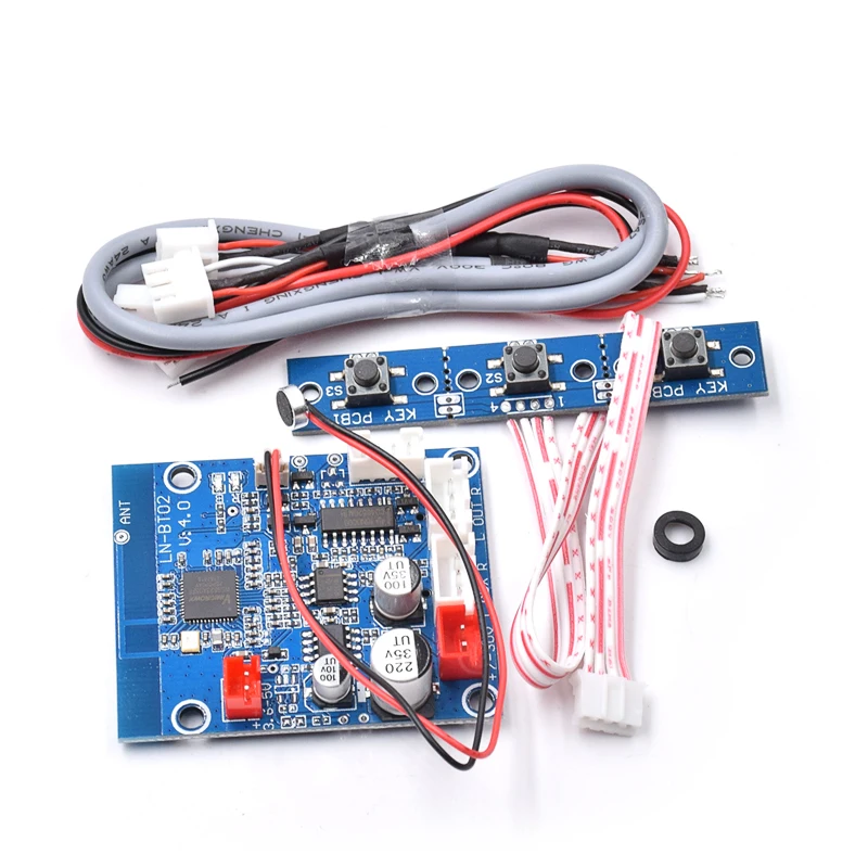 LN-BT02 Stereo Smart 4.0 Bluetooth Audio Receiver Module Wireless Stereo Sound Board 7V-30V For Car Phone