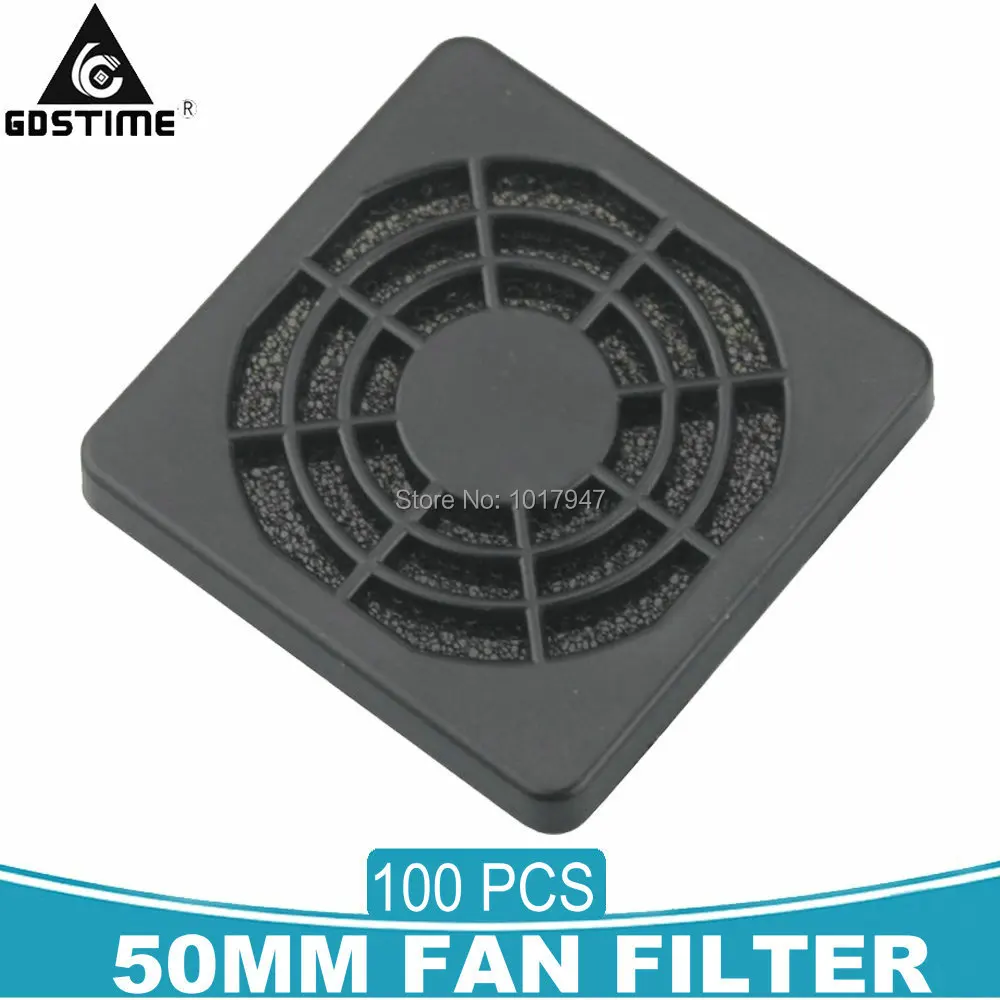 

100PCS lot 5cm 50mm Dustproof Mesh Dust PC Computer Filter Case Cooling Fan Grill Heatsink Cover