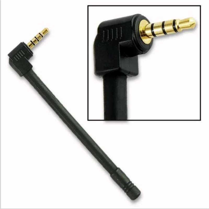 10PCS  3.5mm Jack connector  FM Radio Antenna  External Outdoor Audio Antenna for Mobile phone / Mini Speaker