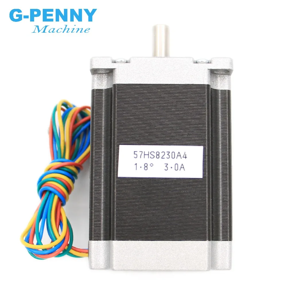 NEMA 23 CNC Stepper motor 57x82mm 3A 2.2N.m D=8mm 6.35mm 315Oz-in Nema23 CNC Router Engraving milling machine 3D printer