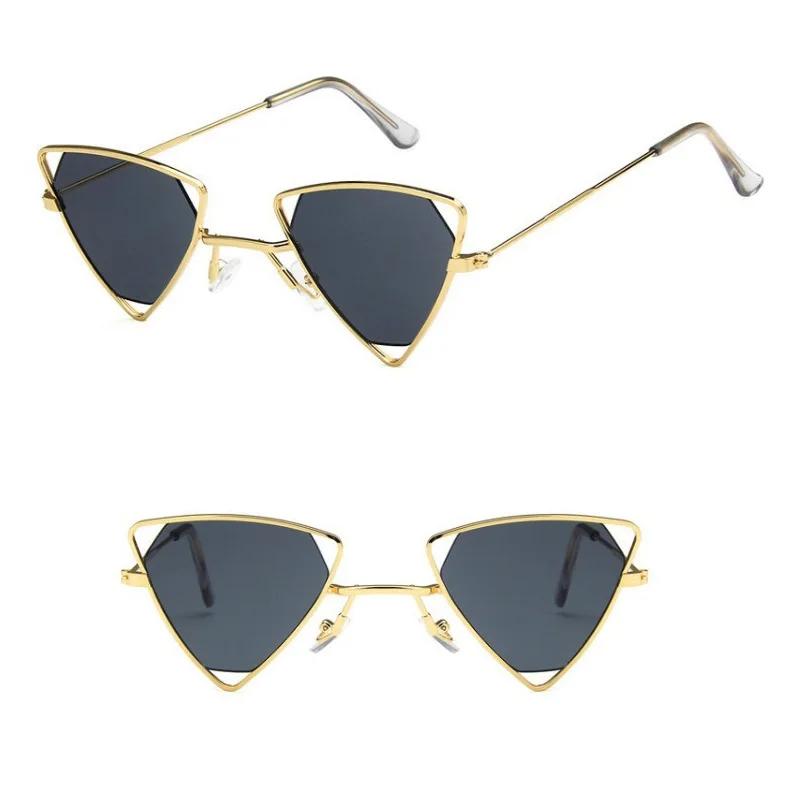 Yoovos-gafas de sol de estilo Punk para hombre y mujer, lentes de sol con montura metálica calada, Estilo Vintage, a la moda, 2023