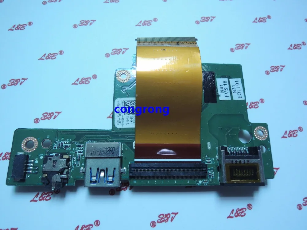 

For Dell Vostro 3360 V3360 USB LAN Audio SD Card Reader Board 0V4Y1J V4Y1J DA0V07PI6D1 DA0VO7PI6