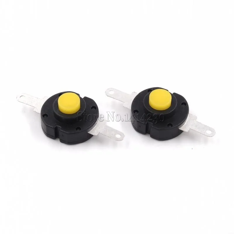 5PCS Flashlight Switch Self-locking Round Twisted Switch DIY Electronics Round Switch Mini Switch Circuit At Accessories ON-OFF