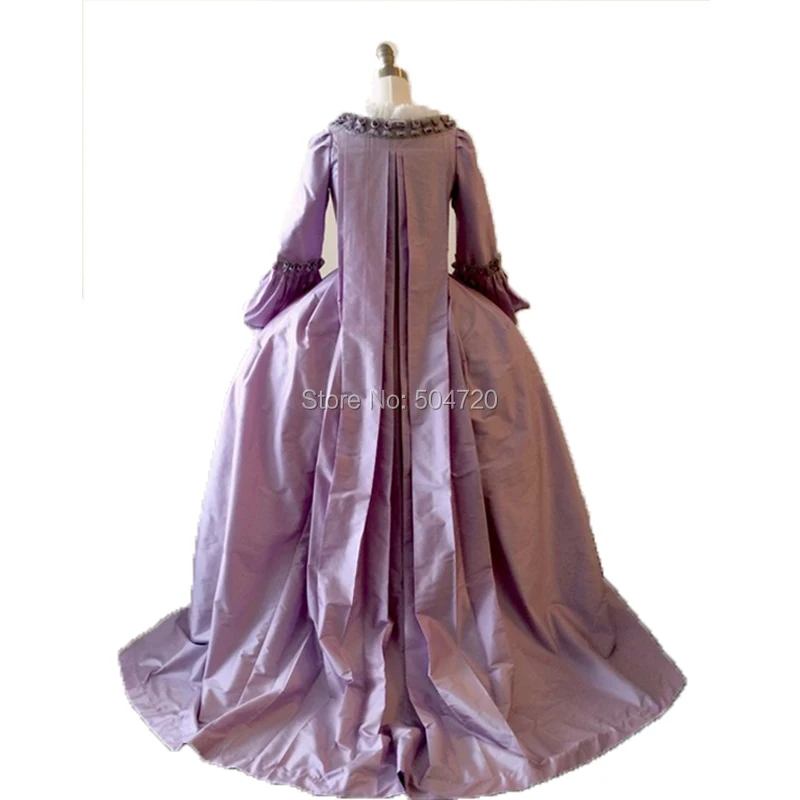 Phù hợp! tím Nữ Công Tước Hoàng Hậu Marie Antoinette Thời Gian Masquerade Nhà Hát Civil war Gown dress HL-254