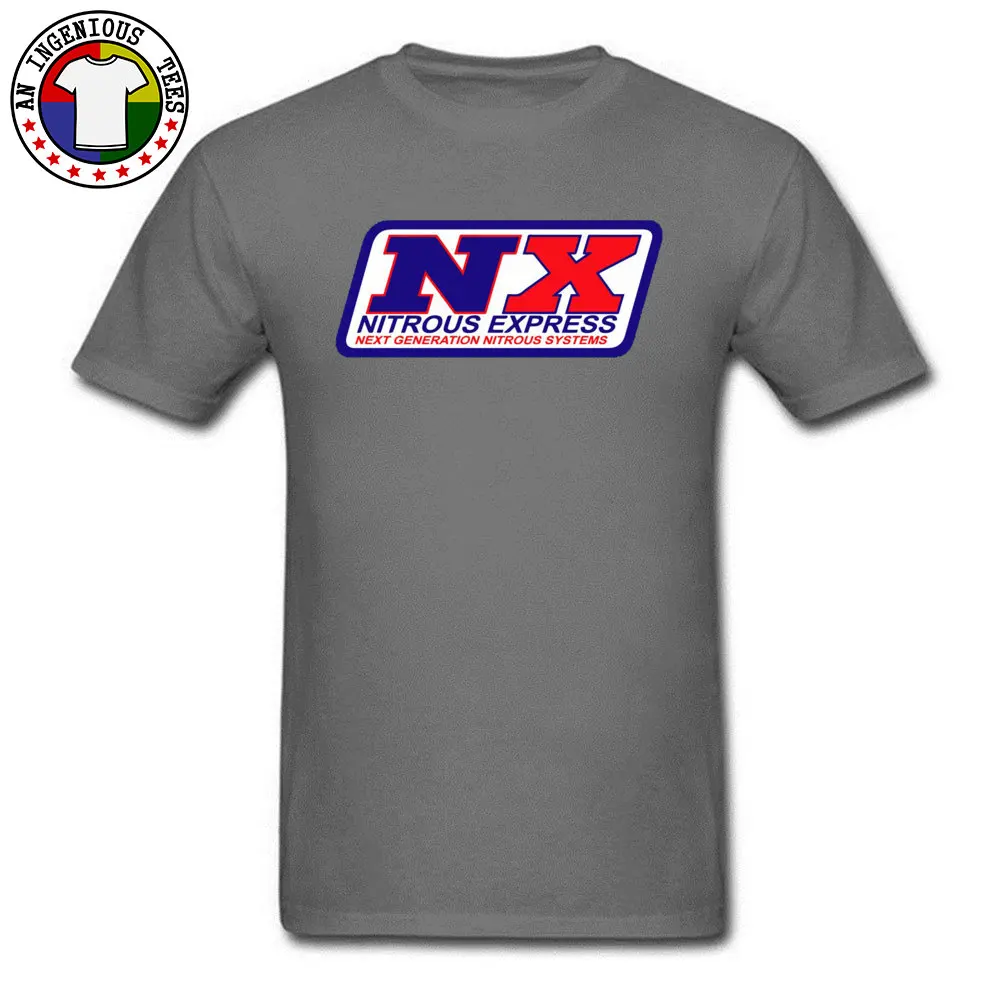 Nitrous Express Logo Designers T-shirts for Men Printed Brand New Street Tee Shirt Crew Neck Cotton Fabric Fashion Tshirt Custom