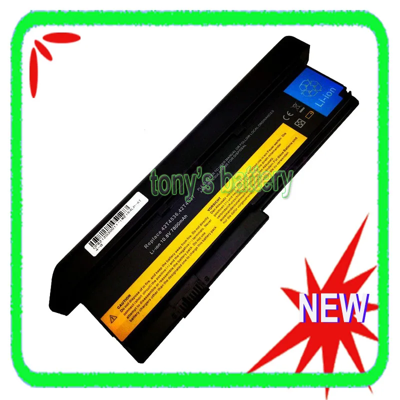 9 Cell Laptop Battery for IBM Lenovo ThinkPad X200 X200S X201 X201S X201i 42T4650 42T4540 42T4537 42T4541