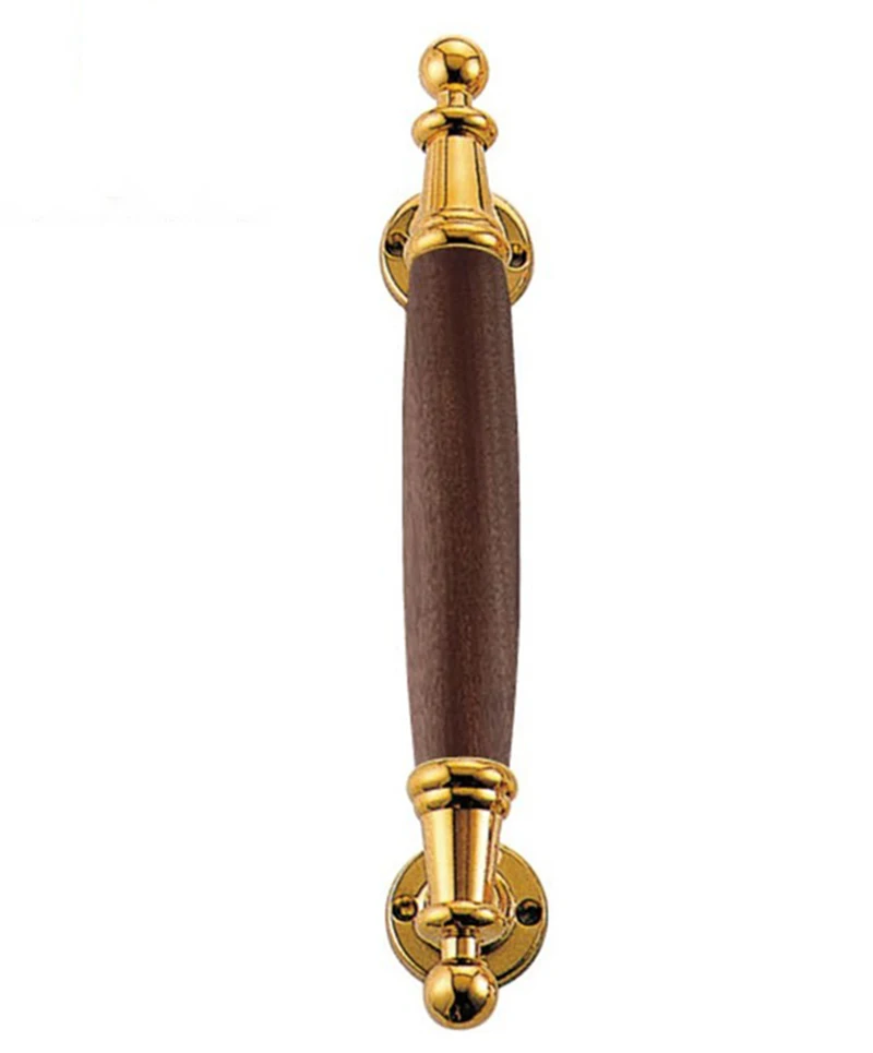 Entrance Door Handle Solid Wood Pull Handles Length 300mm For Entry/Front Wooden Doors HM70