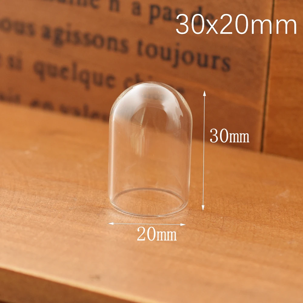 10 조각 중공 유리 직선 튜브 모양의 보석 펜던트 DIY 전구 꽃병 보석 결과 DIY 수제 재료 액세서리