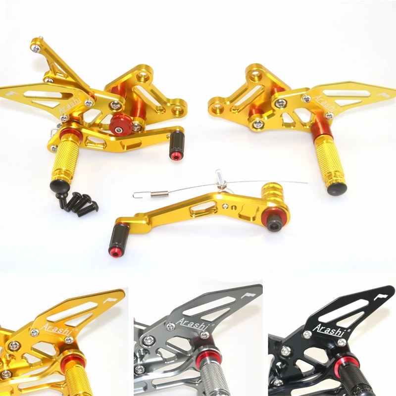 Motorcycle CNC Adjustable Rear Set Foot Rest For SUZUKI GSXR1000 GSX-R1000 L7-M5 2017-2025 Foot Rest