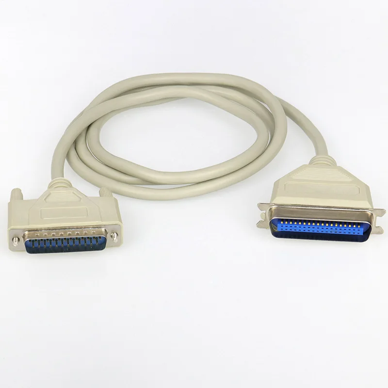 Cable de impresora paralelo DB25, Cable de cobre puro de 1m, 1,5 m, 2m, 3m, 5m, 8m, 10m, Pin a CN36 Pin, Cable de fecha DB 25 P a CN 36 P