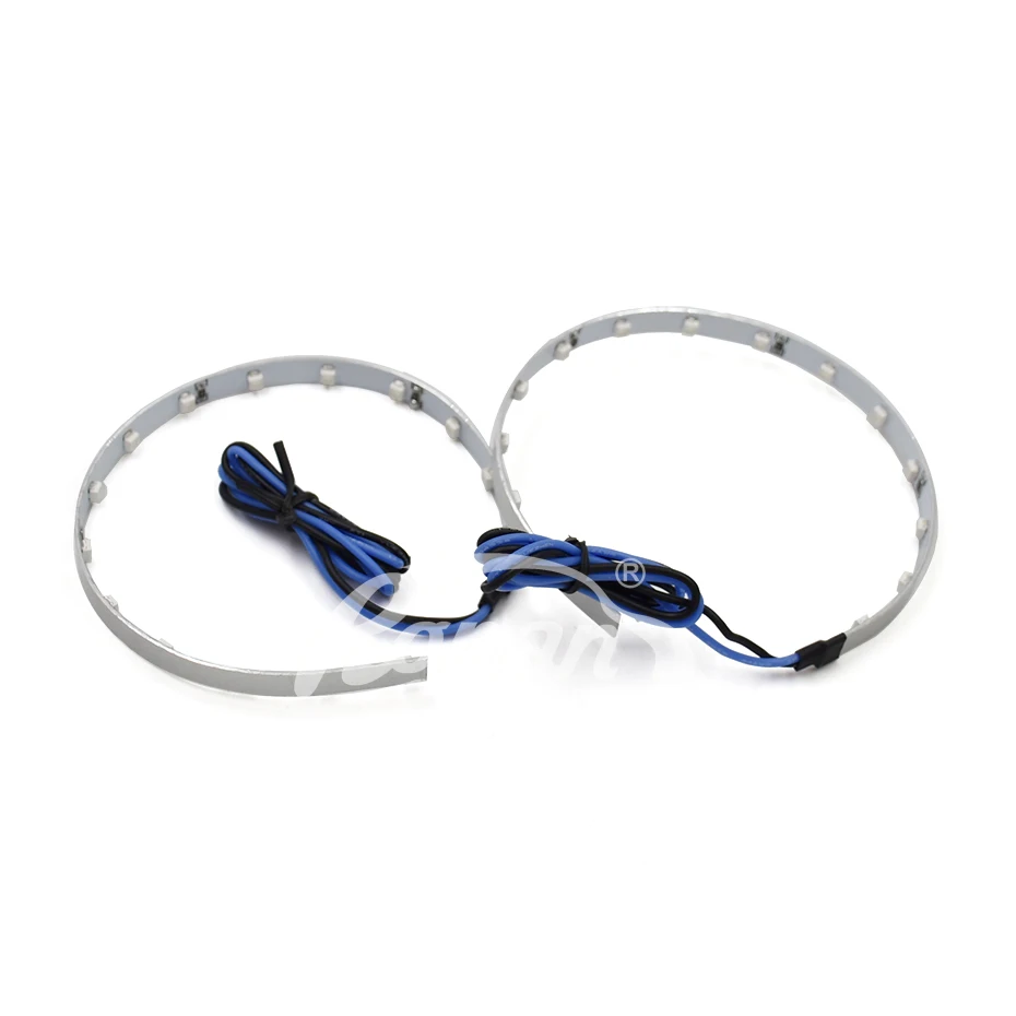 2pcs 360 Degres SMD Demon LED Halo Ring Kit Devil Eyes for 2.5'' 3.0'' Projector Lens Headlight 3R Koito MH1 Retrofit - view 2