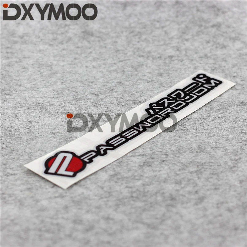 Japanese Auto Window Stickers JDM Style Skateboard Decals for Password Passion 22x4cm